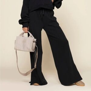 POPFLEX Black Wide Leg Pants